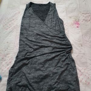 Dress Vada knit dress 1X grey abstract